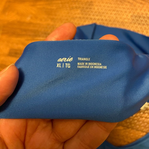 Blue aerie Bikini top with ruffles - Picture 3 of 4